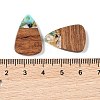 Resin & Wood Pendants WOOD-S061-02A-3