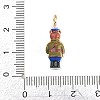 304 Stainless Steel Enamel Pendants LS-STAS-F358-01G-02-3