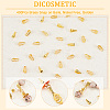 DICOSMETIC& 400Pcs Brass Snap on Bails KK-DC0002-06-4