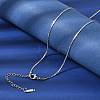 12Pcs 304 Stainless Steel Serpentine Chain Necklaces for Men Women NJEW-H093-19P-03-3