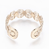 Iron Cuff Bangles BJEW-LT-384-1-KC-2