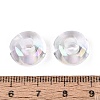 Transparent Acrylic European Beads OACR-E033-20K-3