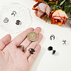 8Pcs 4 Styles Stainless Steel Cuff Earrings EJEW-HS0001-10EB-3