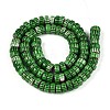 Handmade Millefiori Glass Beads Strands LAMP-T021-27B-06-2