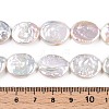 Natural Nucleated Baroque Keshi Pearl Beads Strands PEAR-S022-B-5