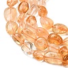 Heated Natural Citrine Beads Strands G-L608-A09-02-8