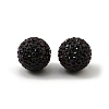 Grade A Rhinestone Pave Disco Ball Beads RB-Q105-1-2