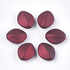 Rubberized Style Acrylic Beads MACR-T026-07B-1