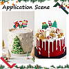 24Pcs 12 Styles Christmas Plastic Cake Toppers AJEW-SC0003-53A-5