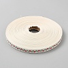 Flower Pattern Cotton Ribbon OCOR-WH0101-181B-2