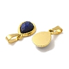 Natural Lapis Lazuli Faceted Teardrop Charms STAS-P361-01G-01-2