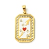 Ion Plating(IP) 304 Stainless Steel Pendants STAS-C101-08G-11-1