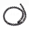 Natural Larvikite Round Bead Strands G-P075-30-6mm-2