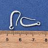 Brass Earring Hooks KK-G604-02S-3