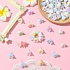 90Pcs 9 Styles Acrylic Pendants PALLOY-CJ00072-5