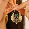 Moth Alloy Hoop Earrings WH-WGD1211-01-3