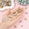 120Pcs 3 Styles CCB Plastic Beads CCB-YW0001-76G-4