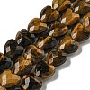 Natural Tiger Eye Beads Strands G-P544-E11-01-1