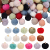 96Pcs 16 Colors Plush Pompom Pendants FIND-PH0027-63-1