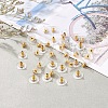 100 Pairs Brass Bullet Clutch Earring Backs KK-YW0001-32-5