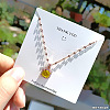 Colorful Rhinestone Pendant Necklace Minimalist Style Fashion Jewelry ED3152-7-1