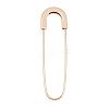 Alloy Extra Large Safety Pin Brooches PALLOY-P333-02G-1