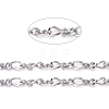 Tarnish Resistant 304 Stainless Steel Figaro Chains CHS-L001-138-0.8mm-4