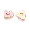 Alloy Enamel Pendants PALLOY-T092-27G-03-2