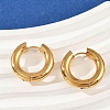202 Stainless Steel Polishing Hoop Earrings EJEW-M106-02G-04-3