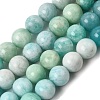 Gradient Natural Amazonite Beads Strands GG-CBA54CC-C01-8mm-2