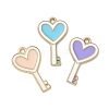 Alloy Enamel Pendants FIND-C074-25KCG-1