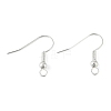 Brass Earring Hooks KK-H258-06A-S-2