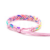 Polyester Braided Woven Cord Bracelet PW23071089325-3