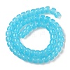 Baking Plating Glass Beads Strands GLAA-H036-01G-4