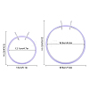 Ring Embroidery Plastic Hoops TOOL-GF0001-60-2
