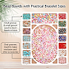 Wooden Bead Design Boards WOOD-WH0042-26C-4