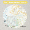 AHADERMAKER 3 Bags 3 Style Square Memo Paper AJEW-GA0005-47A-2