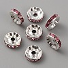 50Pcs Alloy Rhinestone Spacer Beads ALRI-SZC0003-05S-08-1