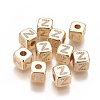 Brass Micro Pave Cubic Zirconia Beads KK-K238-16G-Z-1
