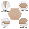 5Pcs 5 Style MDF Wood Boards FIND-WH0159-17-3