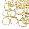Brass Open Back Bezel Pendants KK-N200-042-2