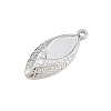 304 Stainless Steel Pendant Cabochon Setting SA-CBA038A-04P-2