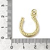 Brass Micro Pave Cubic Zirconia Pendants KK-C090-08B-G-3