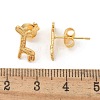 304 Stainless Steel Stud Earrings for Women STAS-Z117-15G-01-5