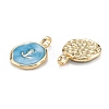 Brass Enamel Pendants KK-A155-10G-3