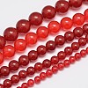 Natural & Dyed Malaysia Jade Bead Strands G-A146-8mm-A02-2