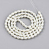 Baking Paint Pearlized Glass Pearl Bead Strands HY-T002-01A-02-1