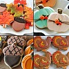 Non-Tarnish Thanksgiving 430 Stainless Steel Cookie Mold DIY-E068-01P-02-4