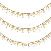 1 Yard Brass Rhinestone Cup Chains CHC-WH0002-04G-1