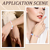 64Pcs 8 Colors Transparent Glass Beads GLAA-PA0001-24-5